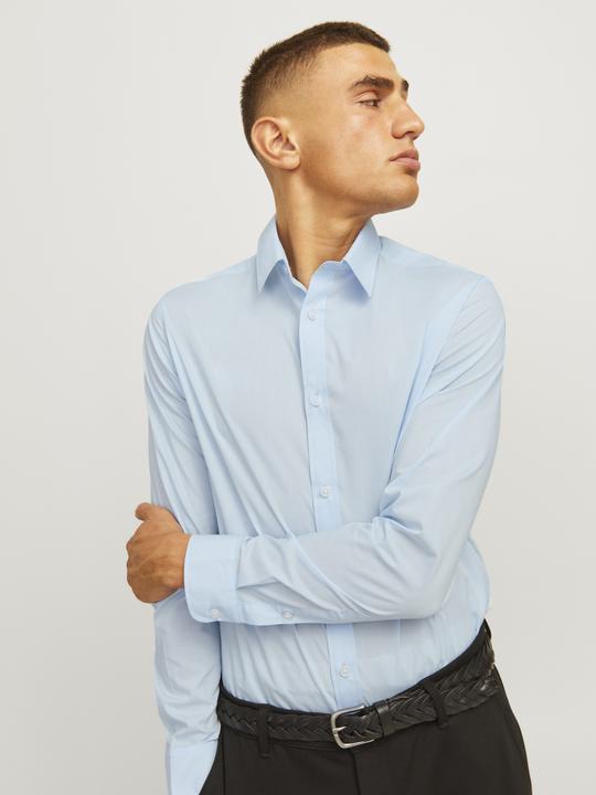 Actual product image Jack & Jones Jrebgavin Solid Shirt Ls Noos (L)