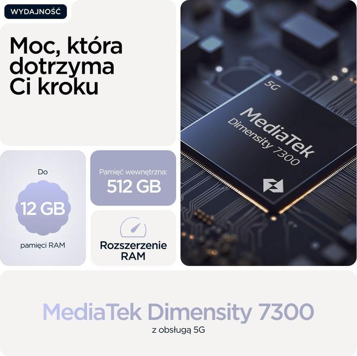 Productafbeelding Motorola Moto G86 (256 GB, Kosmische Hemel, Lila, 6.67", SIM + eSIM, 5G)