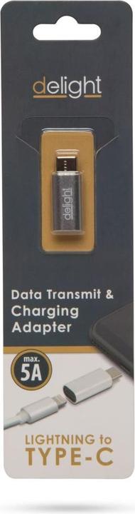 Actual product image Delight USB -type -c - iPhone Lightning -adapter silver (USB-C, Lightning)