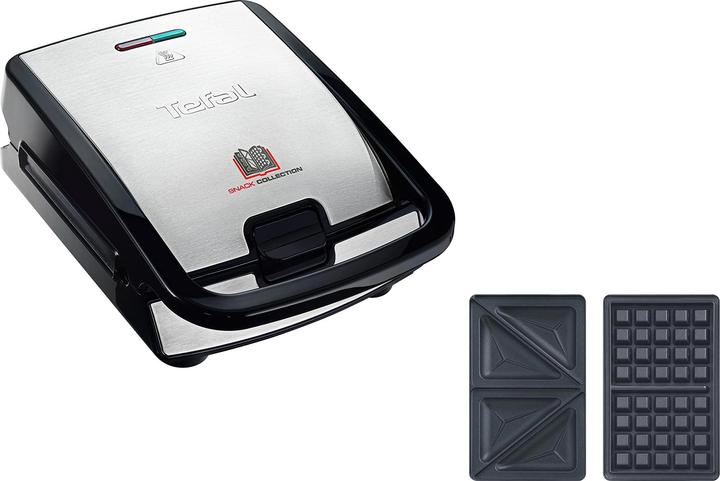 Tefal Snack Collection waffle and triangle sandwich plates Sandwich maker & waffle iron (SW852D)