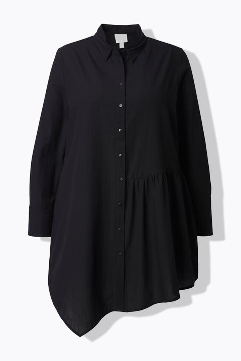 Immagine prodotto Ulla Popken Blusa lunga con orlo a punte, collo alto e maniche lunghe (60)