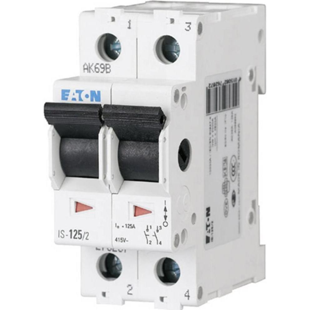 Eaton, Systemstromversorgung, Hauptschalter Grau 2polig 63 A