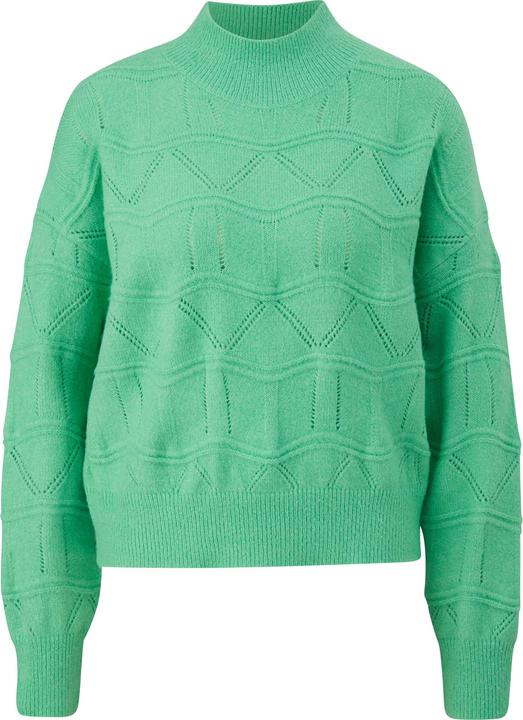 Produktbild s.Oliver Strickpullover Strickpullover mit Ajourmuster (M, S)