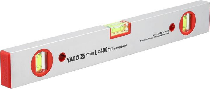 Actual product image Yato POZIOMNICA 400MM 3-LIBELKI (2-PIONOWE) (40 cm)