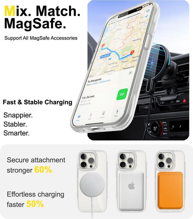 Image du produit Cadorabo Coque pour Apple iPhone 15 PRO compatible MagSafe (Apple iPhone 15 Pro)