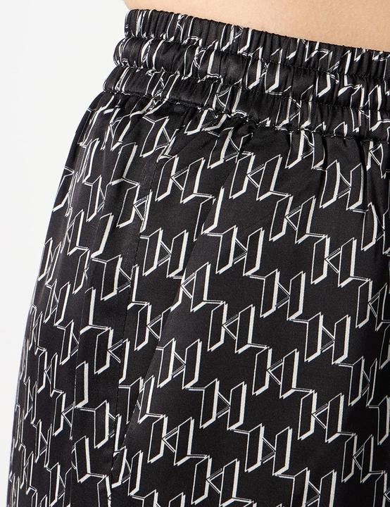 Produktbild Karl Lagerfeld Monogram Pyjamaset mit Knopfverschluss und elastischem Bund (XS)