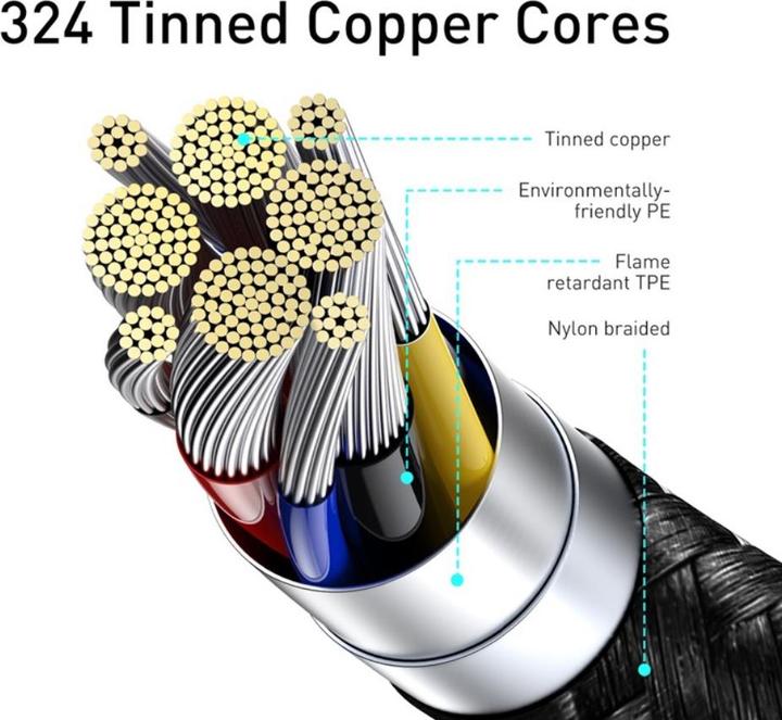 Produktbild Baseus C – C (1 m, USB 2.0, 100 W)
