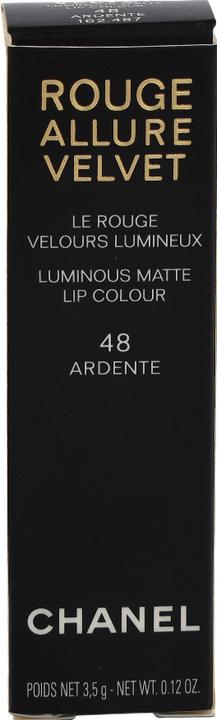 Produktbild Chanel Rouge Allure Velv Lumin Matte Lip No 48 (48 Ardente)