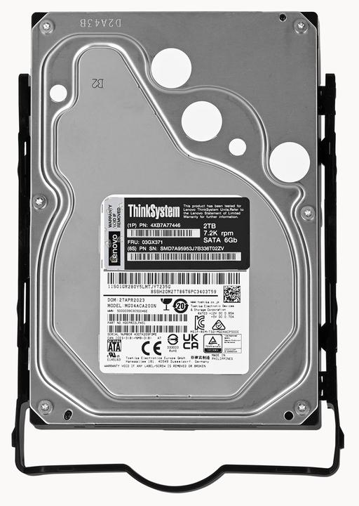 Produktbild Lenovo ThinkSystem ST50 V2 3.5" 2TB 7.2K SATA 6 (2 TB, 3.5")