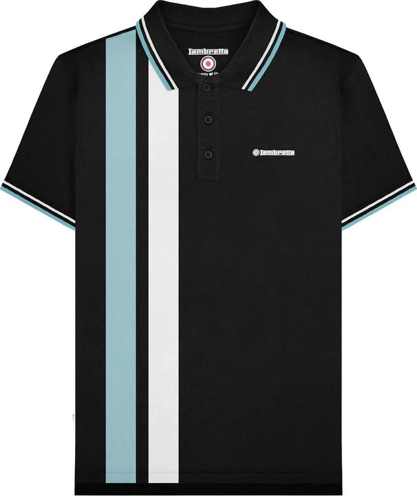 Immagine prodotto Lambretta SS25 Maglietta Polo Striscia Verticale Uomo (3XL)