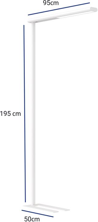 Produktbild Maul LED-Stehleuchte MAULjet 8257502 weiss, dimmbar (3218 lm)