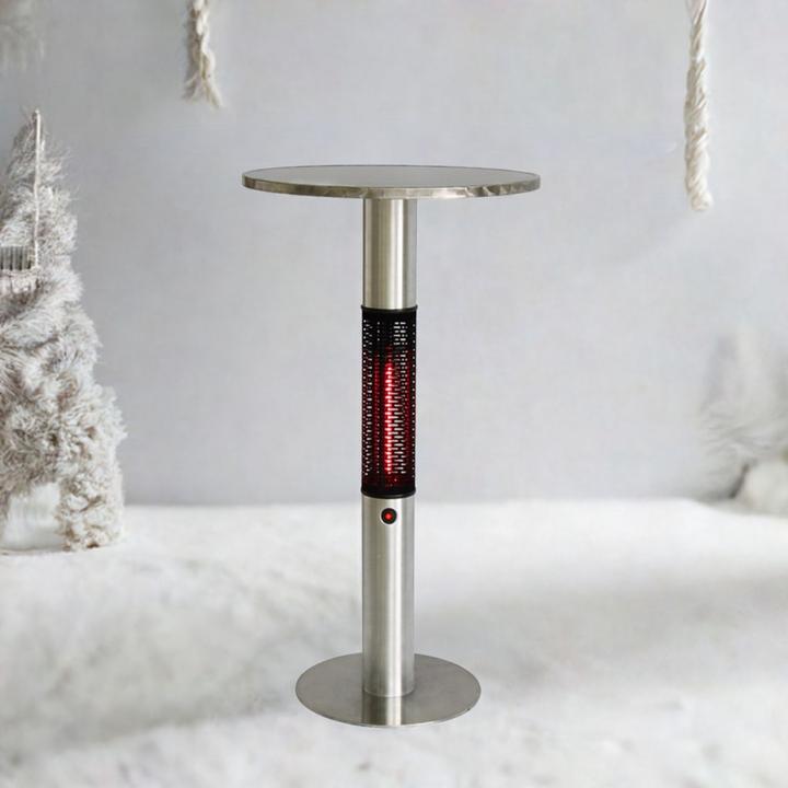 Produktbild Jet-Line Tisch mit Heizfunktion Capella Edelstahl Heizstrahler 1500 W