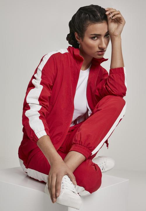 Immagine prodotto Urban Classics Giacca da ginnastica corta a strisce da donna (S)