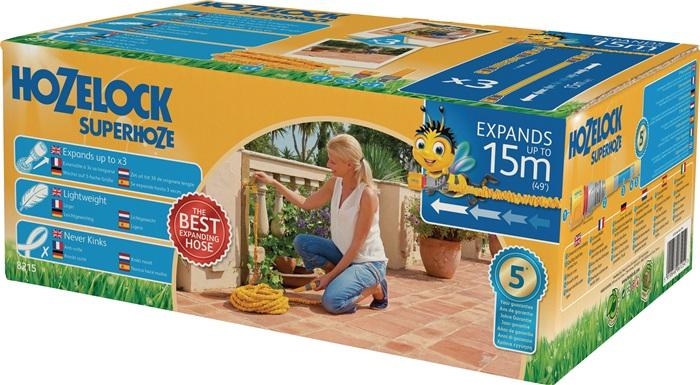 Productafbeelding Hozelock SUPERHOZE 5 - 15m 8215A1240 1 st. Gele tuinslang (15 m, 19 mm)