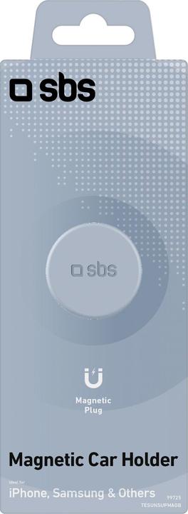 Image du produit SBS Support magnétique pour voiture rond argent