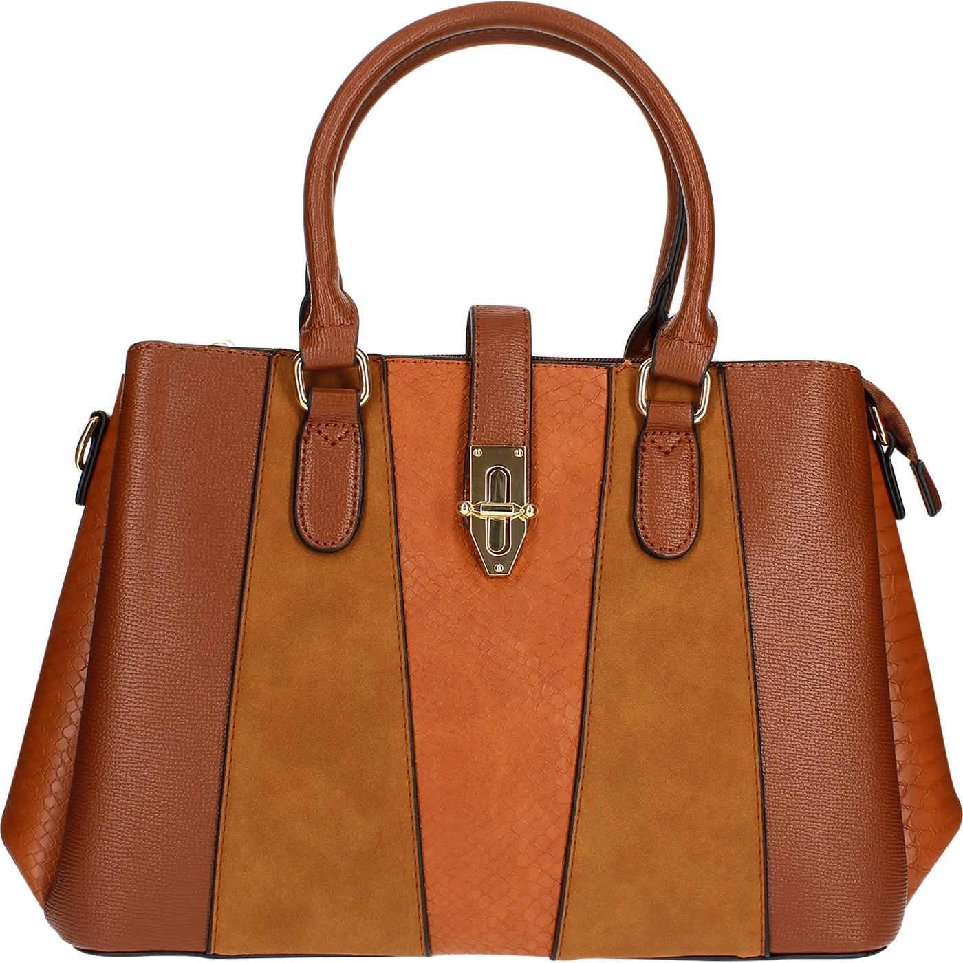 Gallantry, Tasche, Gold Buckle Handtasche, Braun, (5 l)