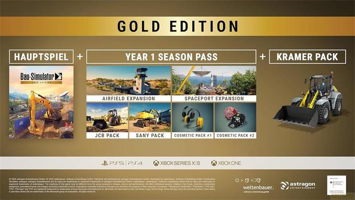Actual product image astragon Bau-Simulator GOLD Edition (PS4, DE)