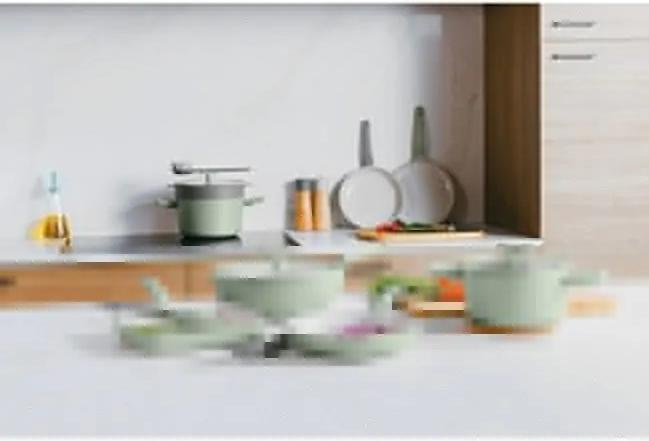 Produktbild BergHoff Glasdeckel Leo Balance Sage 20 cm, Grün, Materialtyp (20 cm, Glas)