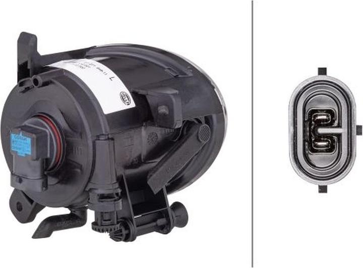 Actual product image Hella Left fog light