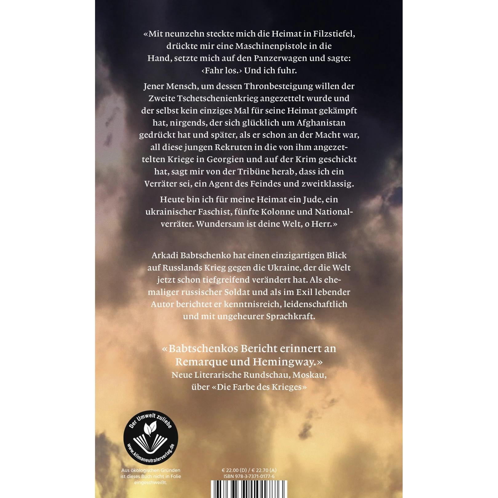 Thumbnail - Im Rausch, Sachbücher von Arkadi Babtschenko