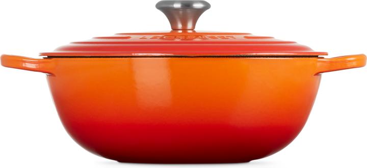Image du produit Le Creuset 21114280900430 La Marmite Signature 28 cm rouge four (28 cm, Cocotte + faitout, Fonte)