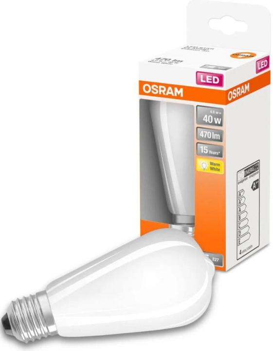 Produktbild Osram Led Retrofit Classic St (E27, 4 W, 470 lm, 6 x, E)