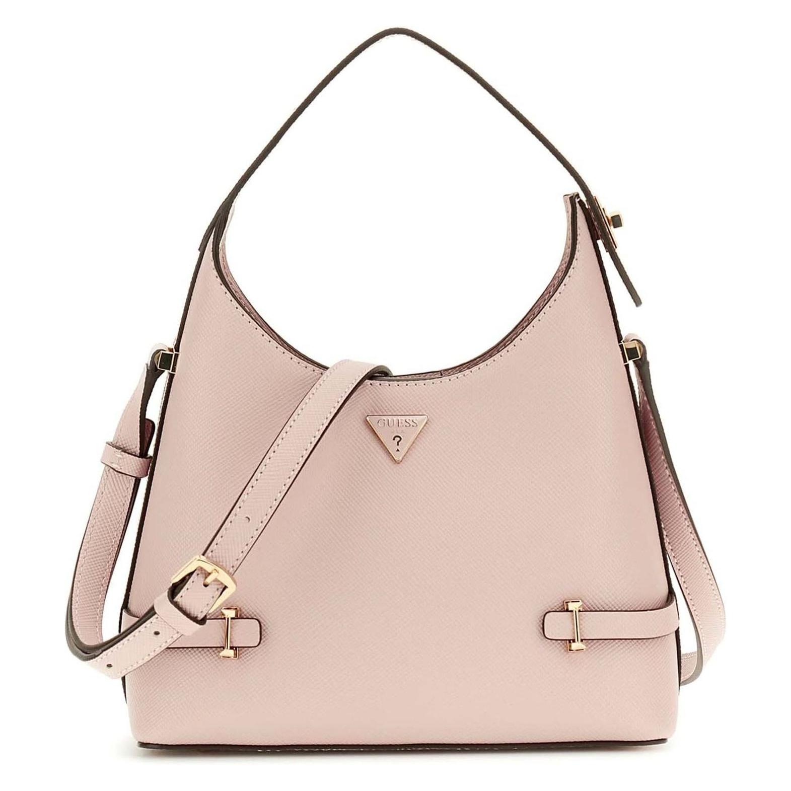 Guess, Damen, Handtasche, Rosalba Hobo Crossbody Bag, Rosa