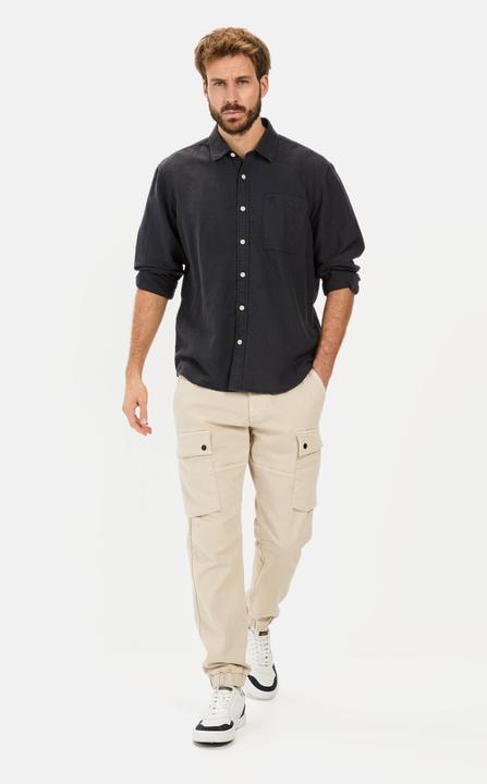 Actual product image Camel Active Langarm-Leinenhemd mit Soft-Wash-Veredelung (M)