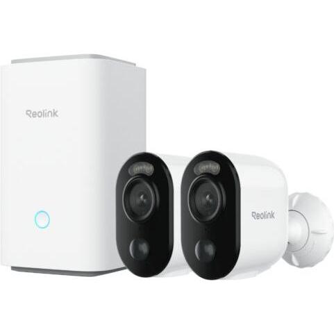 Reolink Realink Hub con 2x telecamere B310 (2560 x 1440 Pixels), Telecamera di rete, Bianco