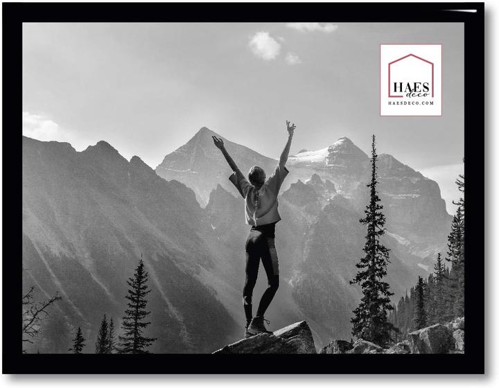 Produktbild Haes Deco Deco Kunststoff-Fotorahmen EF3B Easy Frame Schwarz 15x20 cm