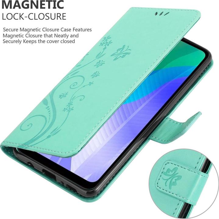 Actual product image Cadorabo Flower Book Cover (Huawei Y6p)