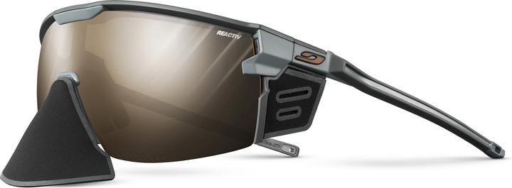 Julbo Ultimate Cover Reacktive Perf. 2-4 Sports Glasses (Charcoal, Dark grey, Silver)