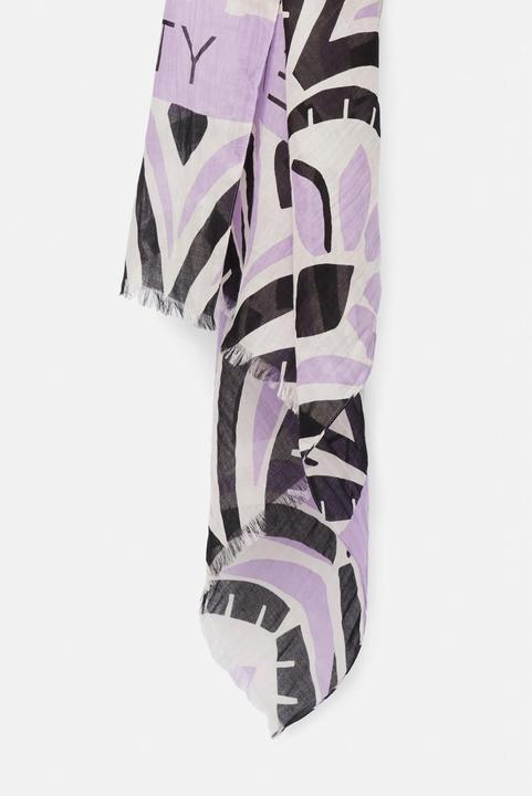 Image du produit Comma Tuch Modalmix-Schal mit Print und Fransen