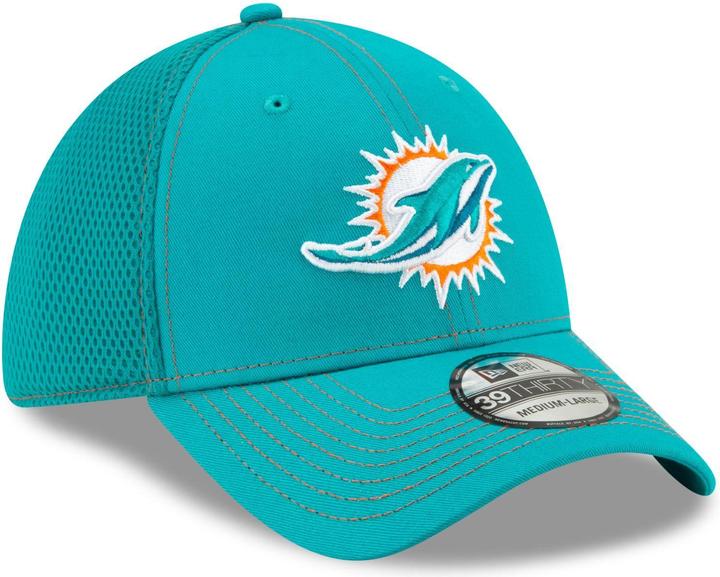 Produktbild New Era 39Thirty Stretch Mesh Cap - Miami Dolphins - L/XL
