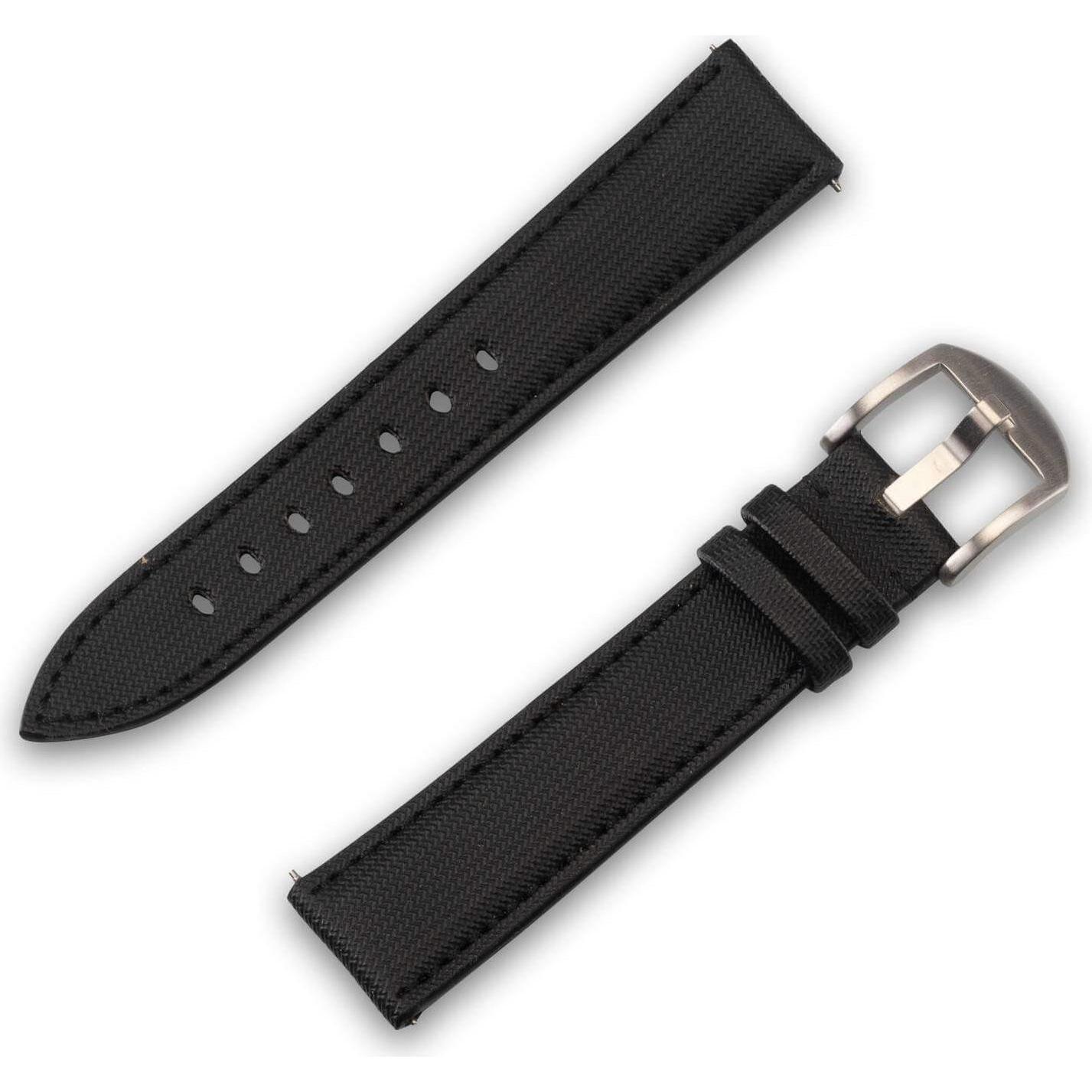 JT Berlin Watchband Wannsee (20 mm, 22 mm, Echtes Leder, Edelstahl) (10852)