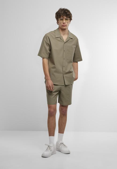 Immagine prodotto Urban Classics Camicia a maniche corte in seersucker rilassata - 140935 (5XL)