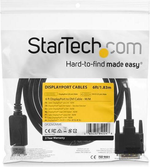 Productafbeelding StarTech Cable Adaptateur Displayport