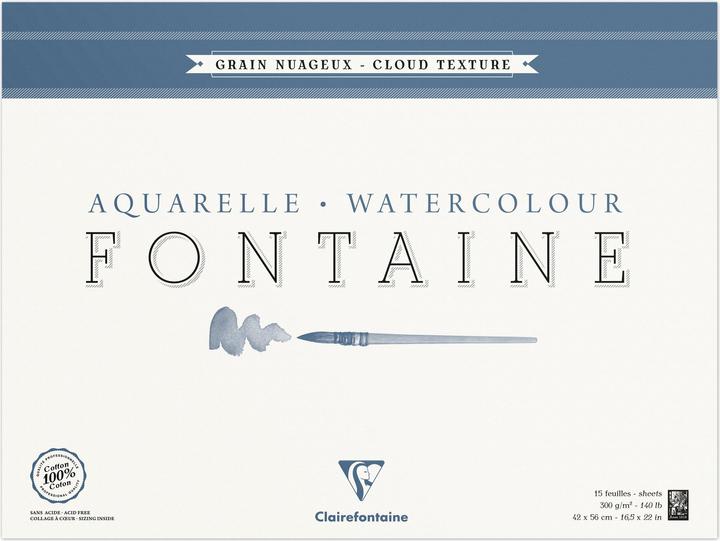 Produktbild Clairefontaine Feuchte Techniken (300 g/m², 15 x)