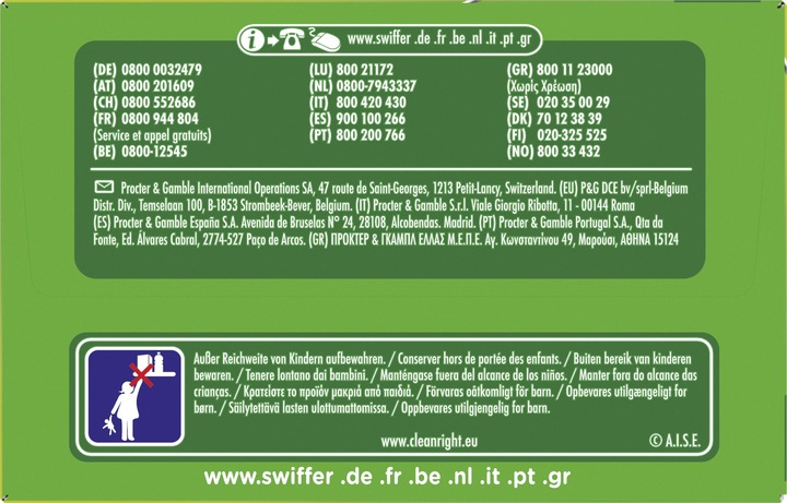 Produktbild Swiffer Nachfüllpackung Mit Duft (18 Stk.)