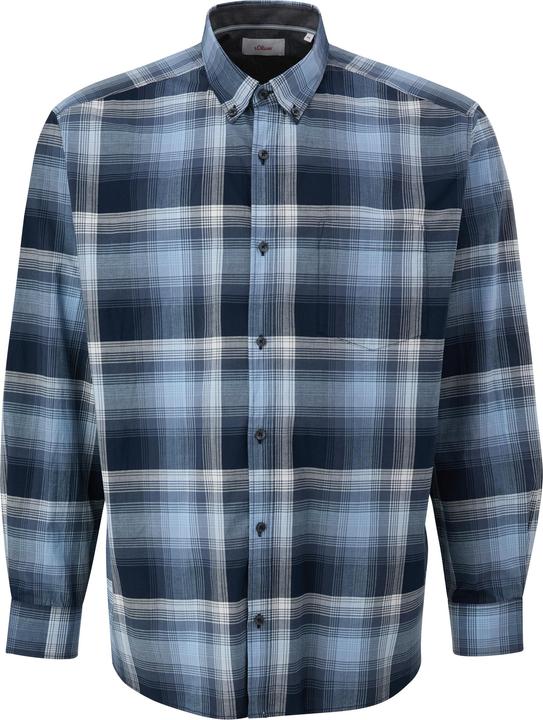 Produktbild s.Oliver Hemd Regular: Hemd aus Baumwollstretch (XXL)