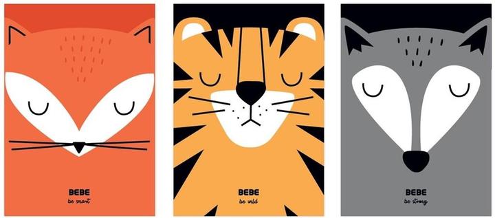 Interdruk Notizbuch A4/32K Raster BB Friends Boys (10 Stück) (A4, Hardcover)