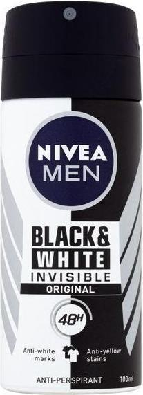 Actual product image NIVEA MEN Men Invisible For Black & White (Spray, 100 ml)
