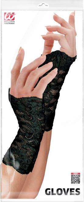 Produktbild Widmann Schwarze Handschuhe Aus Spitze