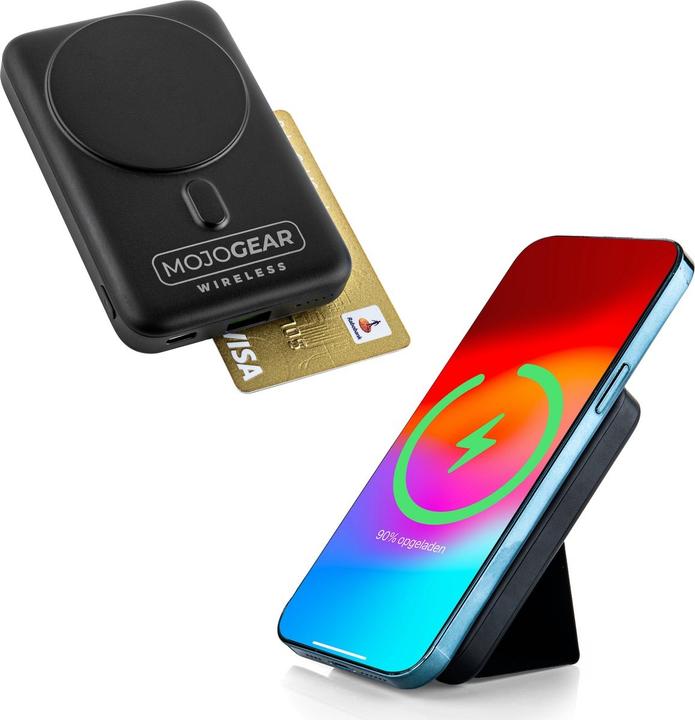 Actual product image Mojogear Wireless 10000mAh PowerBank Magnetic Black (MG-PB8-BLACK) (10000 mAh, 20 W, 37 Wh)