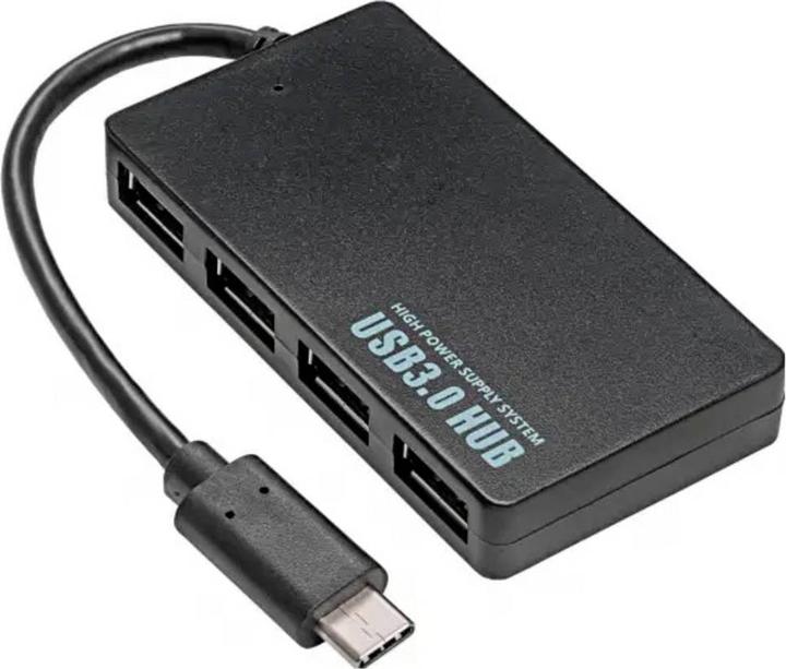 Image du produit Akyga AK-AD-52 Hub d'interface USB 3.2 Gen 2 (3.1 Gen 2) Type-C (USB-C, 4 ports)