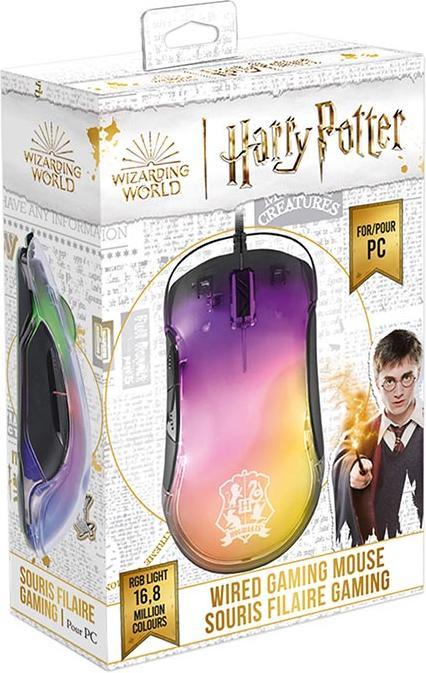 Actual product image Trade Invaders Souris Filaire Gaming Retro-Eclairage LED - Harry Potter (Cable)