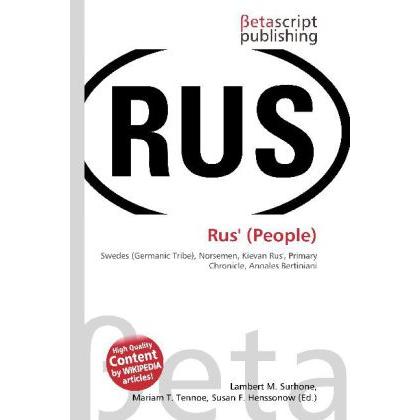 Rus' (People), Fachbücher von Susan F. Marseken, Miriam T. Timpledon, Lambert M. Surhone