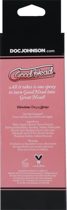 Produktbild Doc Johnson GoodHead™ Juicy Head Dry Mouth Spray - Pink Lemonade (59 ml)