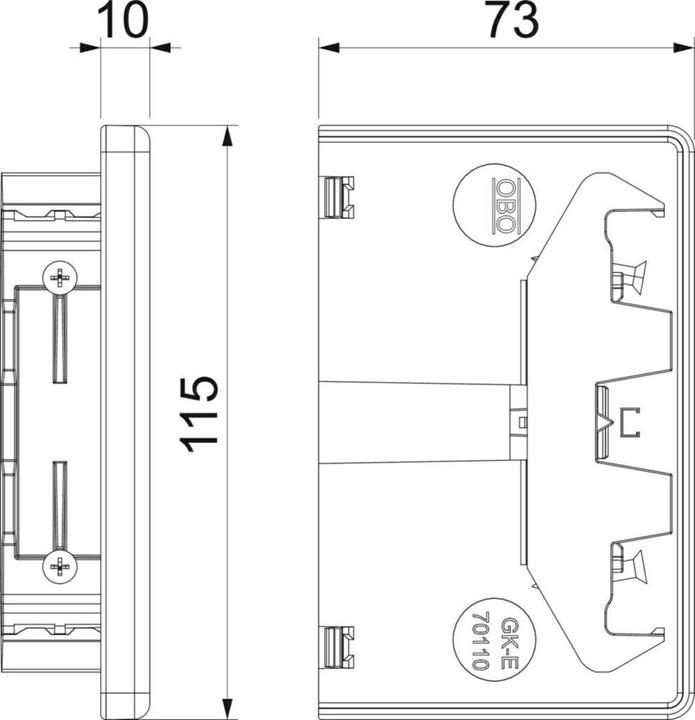 Image du produit OBO Bettermann extrémité