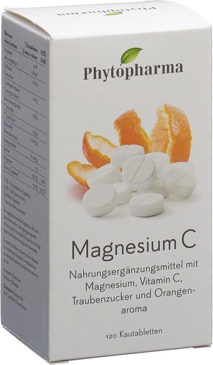 Actual product image Phytopharma Magnesium C (120 Piece, Pills, 132 g)